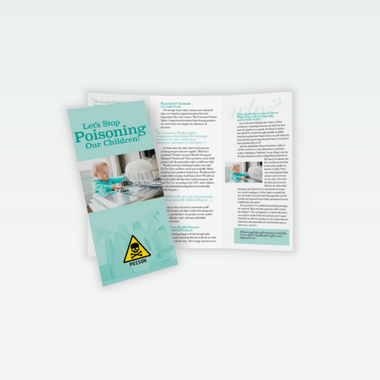 Let's Stop Poisoning Our Children! (Pack of 50)